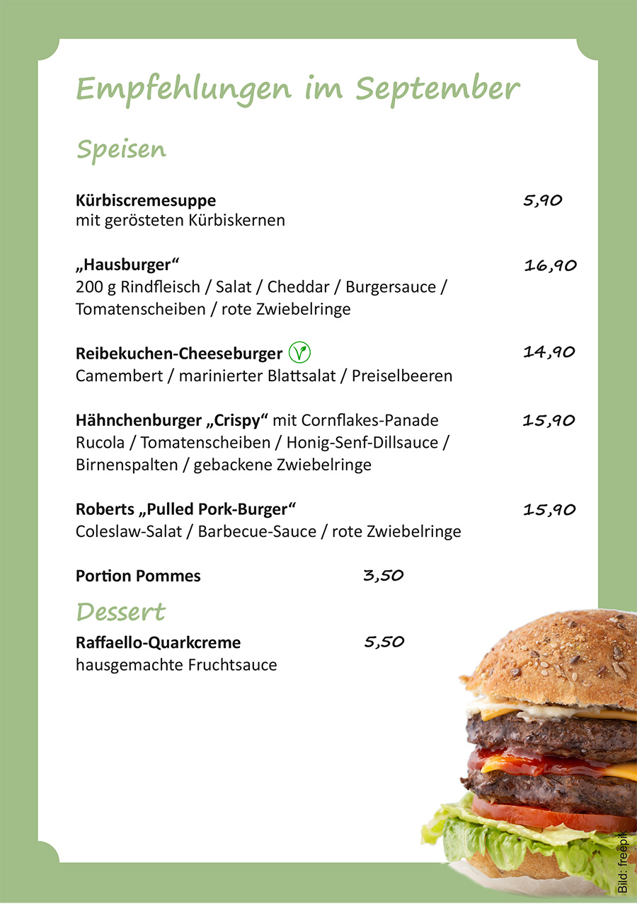 Empfehlungen September